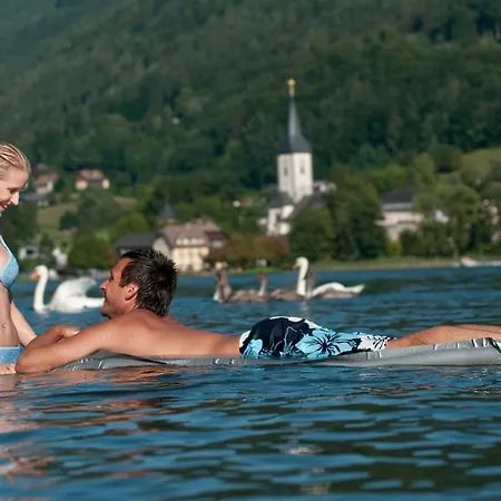 Daire Markus Haus Kmb Seeappartement Ossiacher See Mit Direktem Seezugang, Hallenbad, Skiarena Gerlitzen *